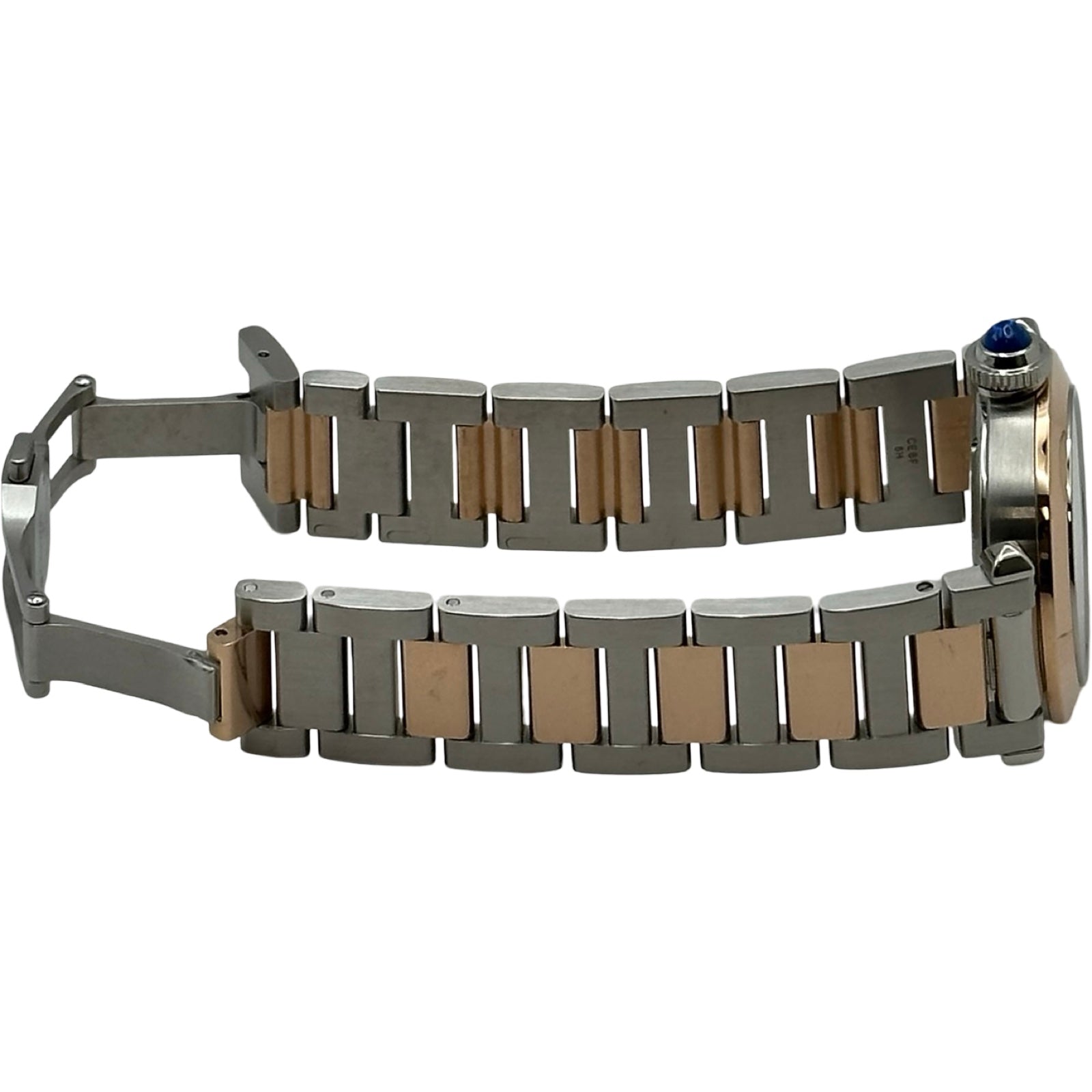 カルティエ Cartier パシャ ドゥ カルティエ 35mm W2PA0008 シルバー ピンクゴールド/ステンレススチール 自動巻き ユニセックス 腕時計 カルティエ Cartier パシャ ドゥ カルティエ 35mm W2PA0008 シルバー