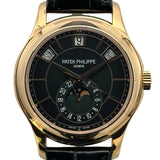 パテック・フィリップ PATEK PHILIPPE コンプリケーション アニュアルカレンダー ムーンフェイズ 5205R-011 オリーブグリーン ピンクゴールド 自動巻き メンズ 腕時計