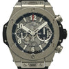 ウブロ HUBLOT ビッグバン ウニコ チタニウム 441.NX.1170.RX マットブラックスケルトン チタン 自動巻き メンズ 腕時計