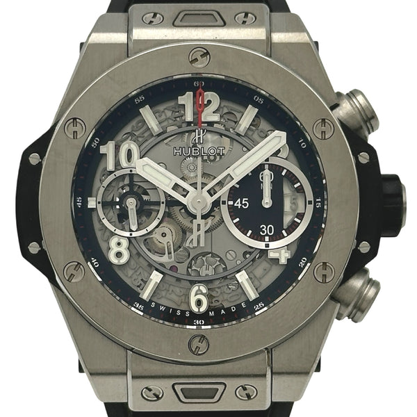 ウブロ HUBLOT ビッグバン ウニコ チタニウム 441.NX.1170.RX マット