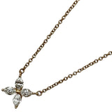 ティファニー TIFFANY＆CO ビクトリアネックレス ピンクゴールド Au750 ダイヤモンド ジュエリー