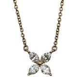 ティファニー TIFFANY＆CO ビクトリアネックレス ピンクゴールド Au750 ダイヤモンド ジュエリー