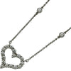 ティファニー TIFFANY＆CO センチメンタルハートネックレス プラチナ Pt950 ダイヤモンド ジュエリー