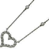 ティファニー TIFFANY＆CO センチメンタルハートネックレス プラチナ Pt950 ダイヤモンド ジュエリー