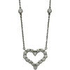 ティファニー TIFFANY＆CO センチメンタルハートネックレス プラチナ Pt950 ダイヤモンド ジュエリー