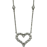 ティファニー TIFFANY＆CO センチメンタルハートネックレス プラチナ Pt950 ダイヤモンド ジュエリー