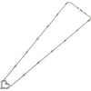 ティファニー TIFFANY＆CO センチメンタルハートネックレス プラチナ Pt950 ダイヤモンド ジュエリー