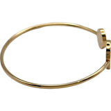 ブルガリ BVLGARI ブルガリブルガリバングル ピンクゴールド Au750 オニキス ジュエリー
