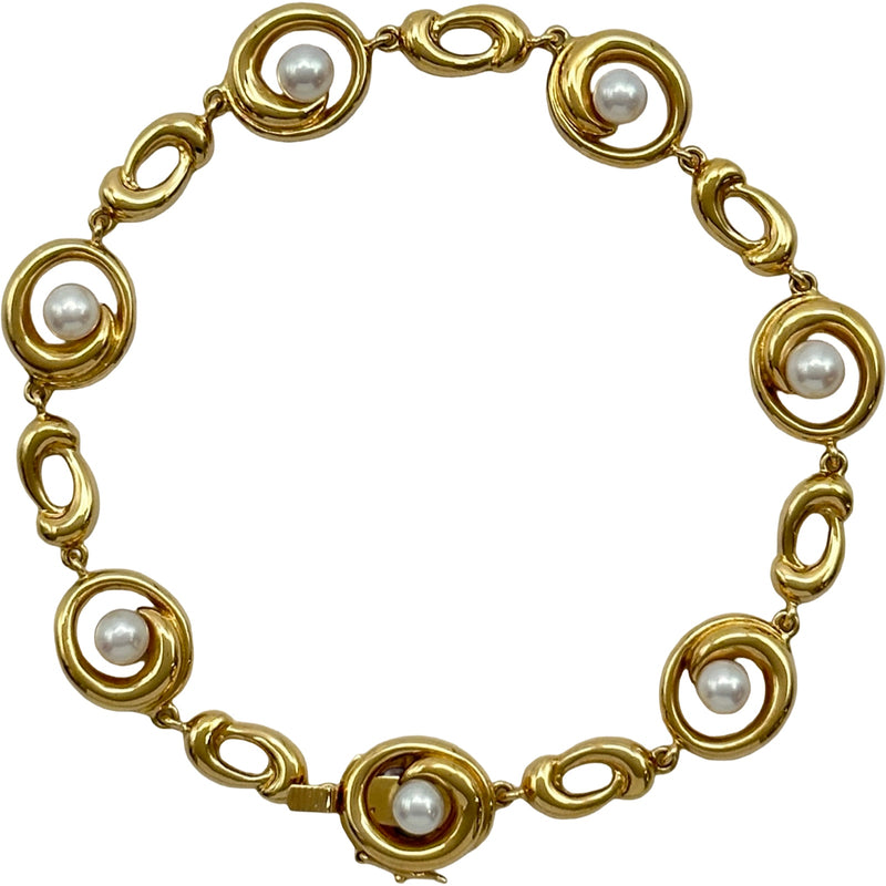 K18 ゴールド パール ブレスレット　TASAKI タサキ TASAKI ブレスレット ゴールド K18 パール ジュエリー | 中古