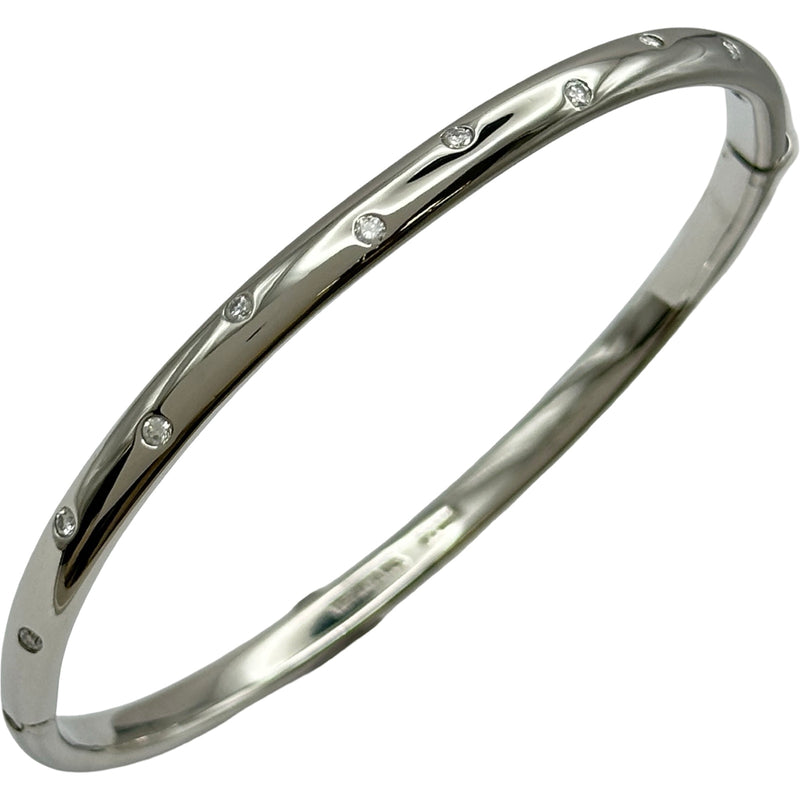 ティファニー TIFFANY＆CO ドッツバングル プラチナ Pt950
