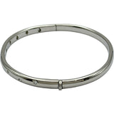 ティファニー TIFFANY＆CO ドッツバングル プラチナ Pt950 ダイヤモンド ジュエリー