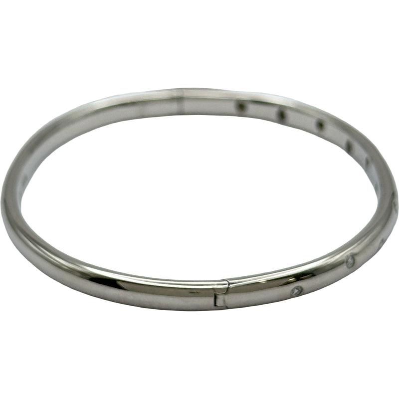 Tiffany & Co. ドッツバングル ブレスレット K18 pt 950 ゴールド 