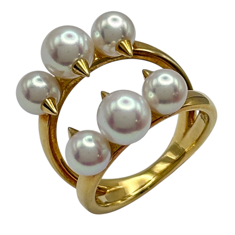 タサキ TASAKI デインジャーシグネチャーリング ゴールド 750 パール