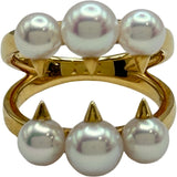 タサキ TASAKI デインジャーシグネチャーリング ゴールド 750 パール ジュエリー