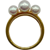 タサキ TASAKI デインジャーシグネチャーリング ゴールド 750 パール ジュエリー