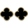 ヴァンクリーフ＆アーペル Van Cleef & Arpels ヴィンテージアルハンブラピアス ゴールド Au750 オニキス ジュエリー