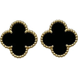 ヴァンクリーフ＆アーペル Van Cleef & Arpels ヴィンテージアルハンブラピアス ゴールド Au750 オニキス ジュエリー