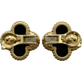 ヴァンクリーフ＆アーペル Van Cleef & Arpels ヴィンテージアルハンブラピアス ゴールド Au750 オニキス ジュエリー