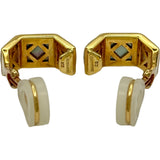 ミキモト MIKIMOTO ピクウェイヤリング ゴールド K18 マザー オブ パール ジュエリー