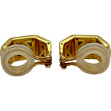 ミキモト MIKIMOTO ピクウェイヤリング ゴールド K18 マザー オブ パール ジュエリー