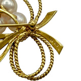 ミキモト MIKIMOTO ブローチ ゴールド K18 パール ジュエリー