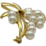 ミキモト MIKIMOTO ブローチ ゴールド K18 パール ジュエリー