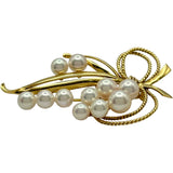 ミキモト MIKIMOTO ブローチ ゴールド K18 パール ジュエリー