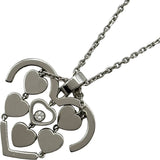 ショパール Chopard ハッピーアモーレネックレス ホワイトゴールド 750 ダイヤモンド ジュエリー
