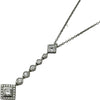 ティファニー TIFFANY＆CO ドロップネックレス プラチナ Pt950 ダイヤモンド ジュエリー