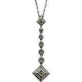 ティファニー TIFFANY＆CO ドロップネックレス プラチナ Pt950 ダイヤモンド ジュエリー