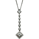 ティファニー TIFFANY＆CO ドロップネックレス プラチナ Pt950 ダイヤモンド ジュエリー