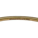 ティファニー TIFFANY＆CO メトロヒンジバングル ピンクゴールド Au750 ダイヤモンド ジュエリー