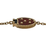 ヴァンクリーフ＆アーペル Van Cleef & Arpels ラッキースプリングローズレディバグブレス ピンクゴールド Au750 オニキス ジュエリー