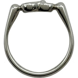 ティファニー TIFFANY＆CO オープンハートリング プラチナ Pt950 ダイヤモンド ジュエリー