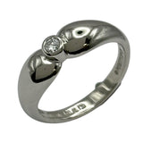 ティファニー TIFFANY＆CO Wティアドロップリング プラチナ Pt950 ジュエリー