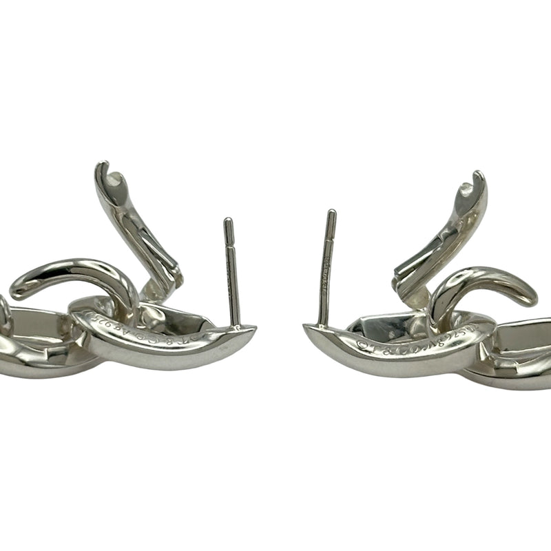 Tiffany & Co. 925シルバー ピアス ティファニー TIFFANY＆CO フォージドロップリンクピアス シルバー