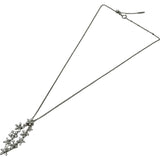 タサキ TASAKI フラワーダイヤネックレス ホワイトゴールド K18WG ダイヤモンド ジュエリー