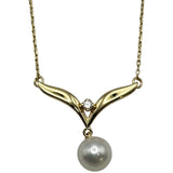 ミキモト MIKIMOTO パールネックレス ゴールド K18 パール ジュエリー