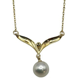 ミキモト MIKIMOTO パールネックレス ゴールド K18 パール ジュエリー