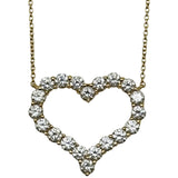 ティファニー TIFFANY＆CO センチメンタルハートネックレス ゴールド 750 ダイヤモンド ジュエリー