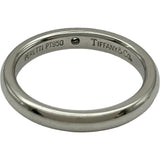 ティファニー TIFFANY＆CO スタッキングリング プラチナ Pt950 ダイヤモンド ジュエリー