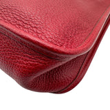 エルメス HERMES ヴェスパPM □C刻 ルージュアッシュ/ゴールド金具 ブッフル レディース ショルダーバッグ