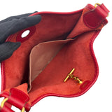 エルメス HERMES ヴェスパPM □C刻 ルージュアッシュ/ゴールド金具 ブッフル レディース ショルダーバッグ