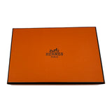 エルメス HERMES カルヴィ □K刻 レザン シルバー金具 エプソン レディース コインケース