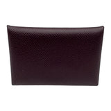 エルメス HERMES カルヴィ □K刻 レザン シルバー金具 エプソン レディース コインケース