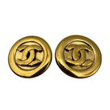 シャネル CHANEL ココマーク ラウンドイヤリング ゴールド メタル アクセサリー