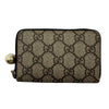 グッチ GUCCI GGスプリーム ラウンドファスナーカードケース 431482 ブラウン GGスプリーム レディース カードケース