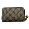 グッチ GUCCI GGスプリーム ラウンドファスナーカードケース 431482 ブラウン GGスプリーム レディース カードケース