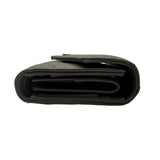サンローラン SAINT LAURENT モノグラム マルチフォールドウォレット 692061 グレー グレインレザー レディース 三つ折り財布