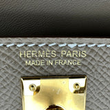 エルメス HERMES ミニケリー2 K刻 エトゥープ/ゴールド金具 エプソン レディース ショルダーバッグ